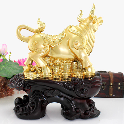 運勢如虹牛擺件 牛氣沖天的商務(wù)禮品與家居擺設(shè)